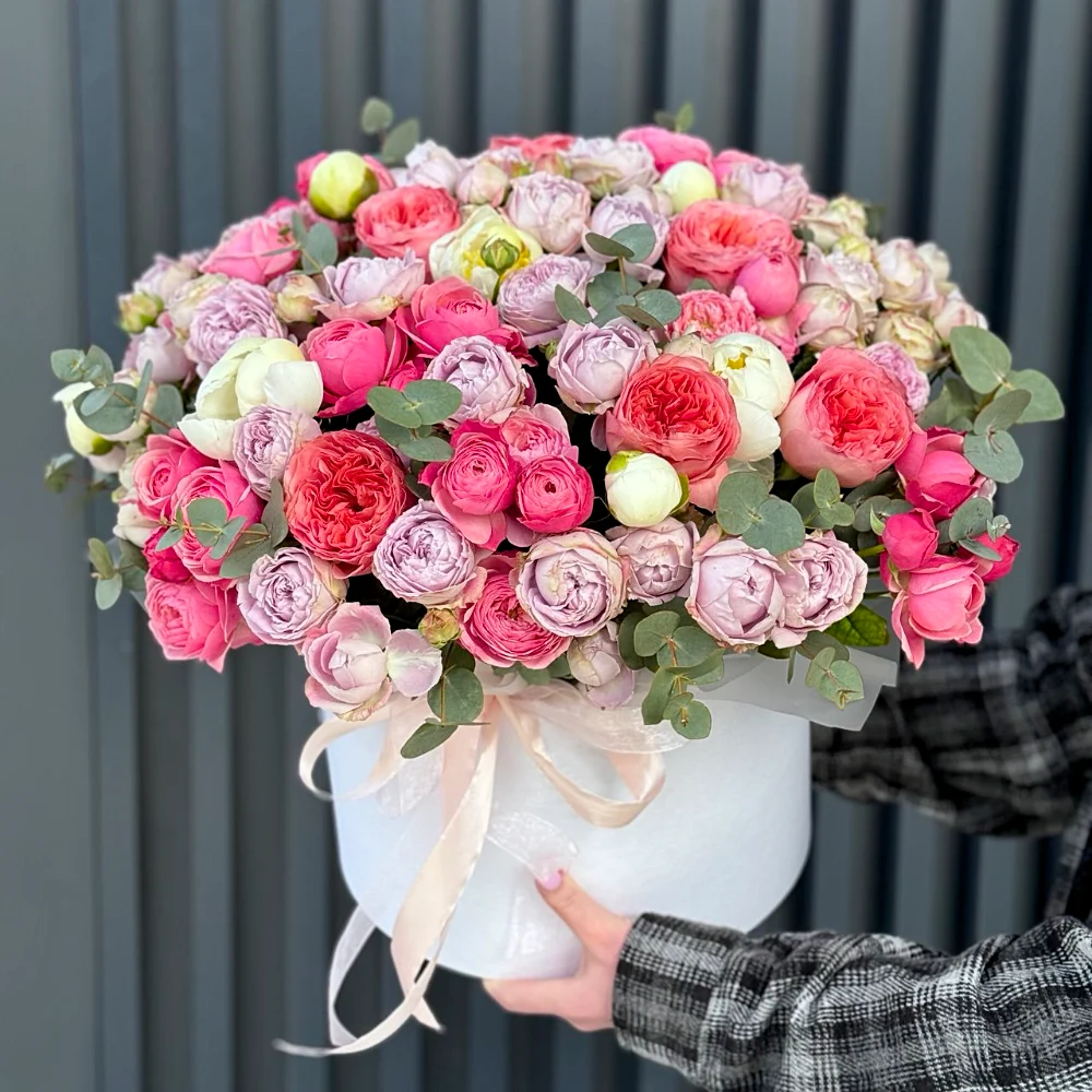 Цветы в коробке