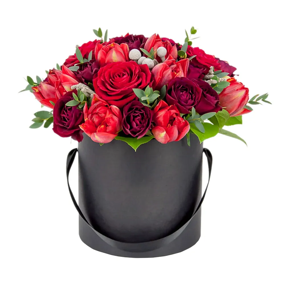 Цветы в коробке